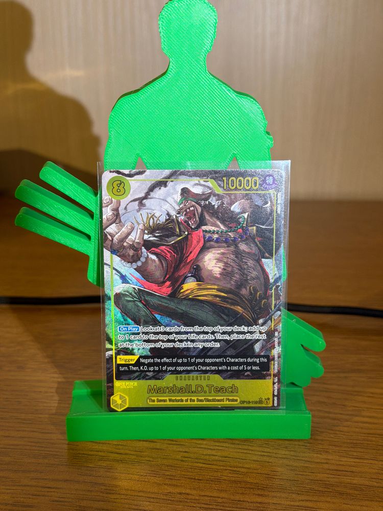 Other Green Card Holder Stand With Anime Card product image