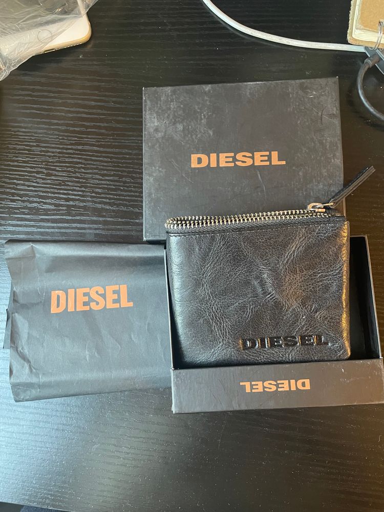 Diesel Black Leather Wallet