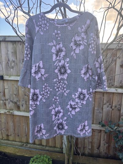 Dorothy Perkins Floral Print Dress Uk 8