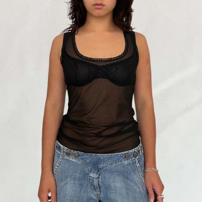 Dolce & Gabbana mesh tank