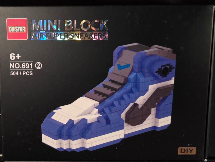 Mini Block Air Super Sneakers Blue white 