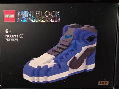 Mini Block Air Super Sneakers Blue white