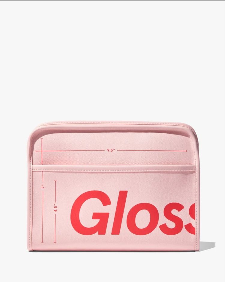 Glossier Pink Cosmetic Bag imagen 1