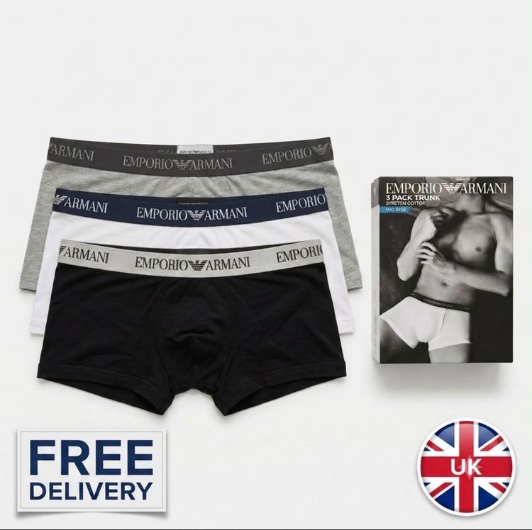 Emporio Armani Men'S 3 Pack Trunks image 1