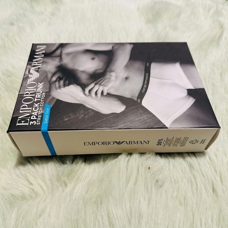 Emporio Armani Men'S 3 Pack Trunks imagen 2