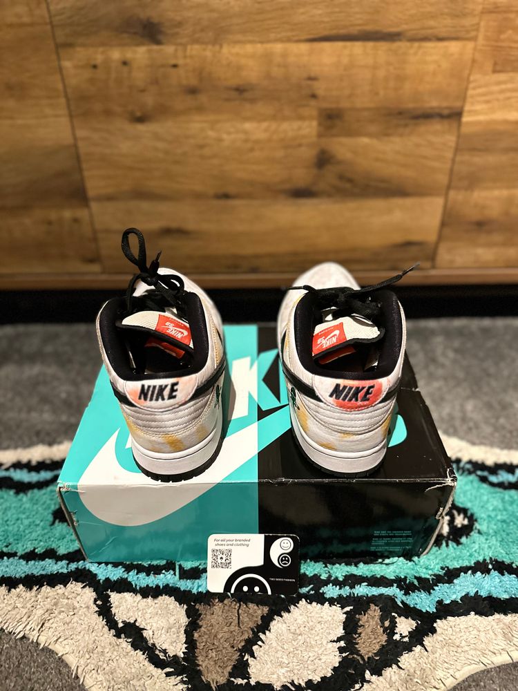 Nike dunk SB “Raygun Tie-Dye White” U.K. 9 image 7