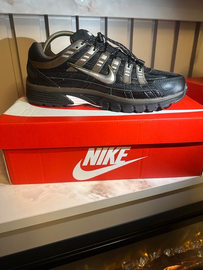 Nike p6000 black metallic silver noir