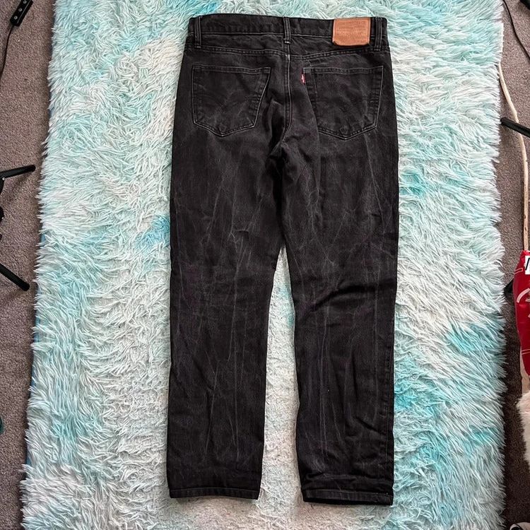 Black Levi’s 501 Jeans Straight Leg - W32 L32