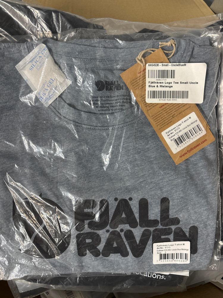 Fjällräven Logo Tee Uncle Blue 