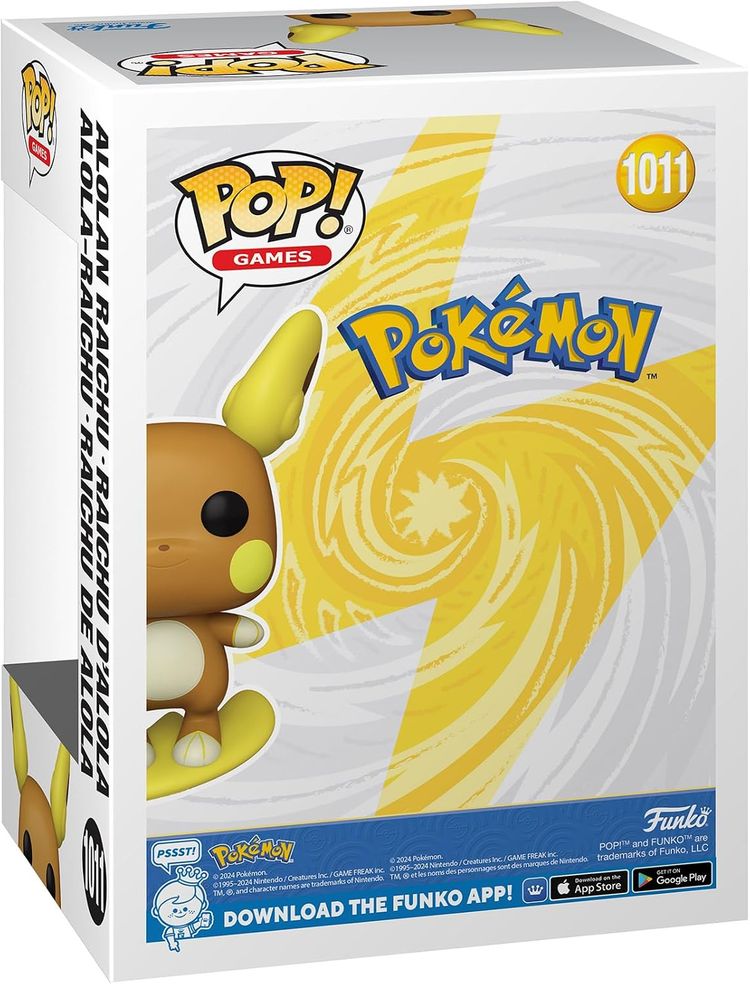 Funko pop - Pokémon Raichu Alolan 9 cm 1011 image 2