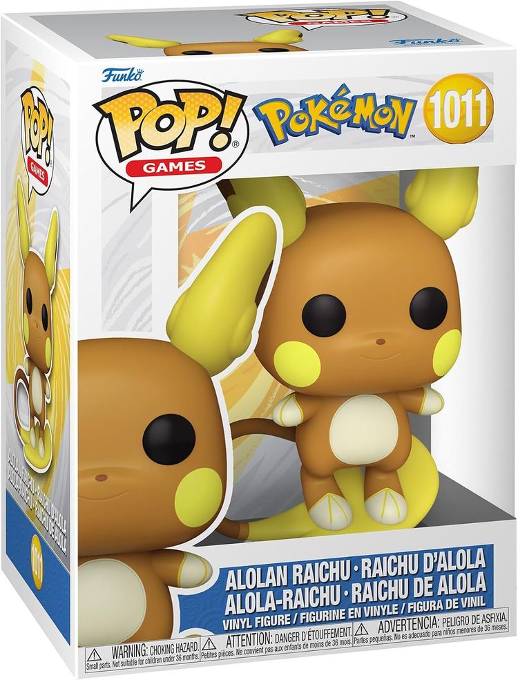 Funko pop - Pokémon Raichu Alolan 9 cm 1011