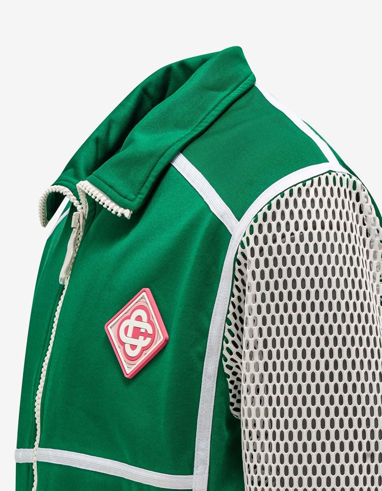 Casablanca Green Interlock Mesh Track Jacket image 2