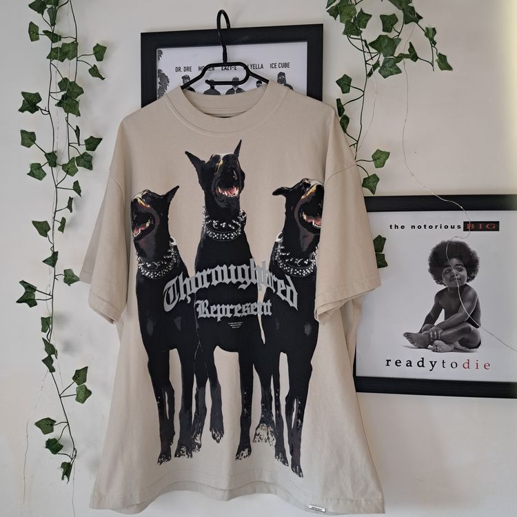 large REPRESENT thoroughbred tee