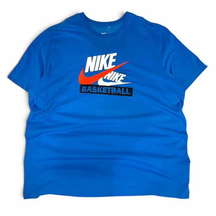 Nike T-Shirt Vintage Y2K Logo Stampato Basketball Uomo (XXL)