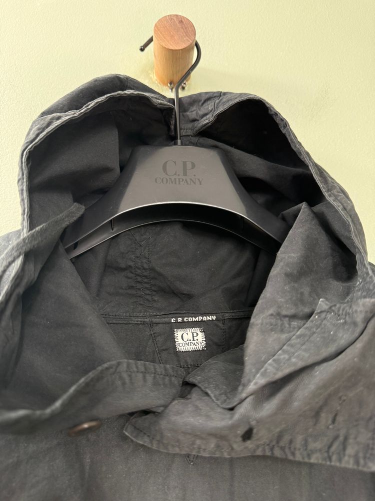 C.P. Company Black Hooded Smock obraz 2