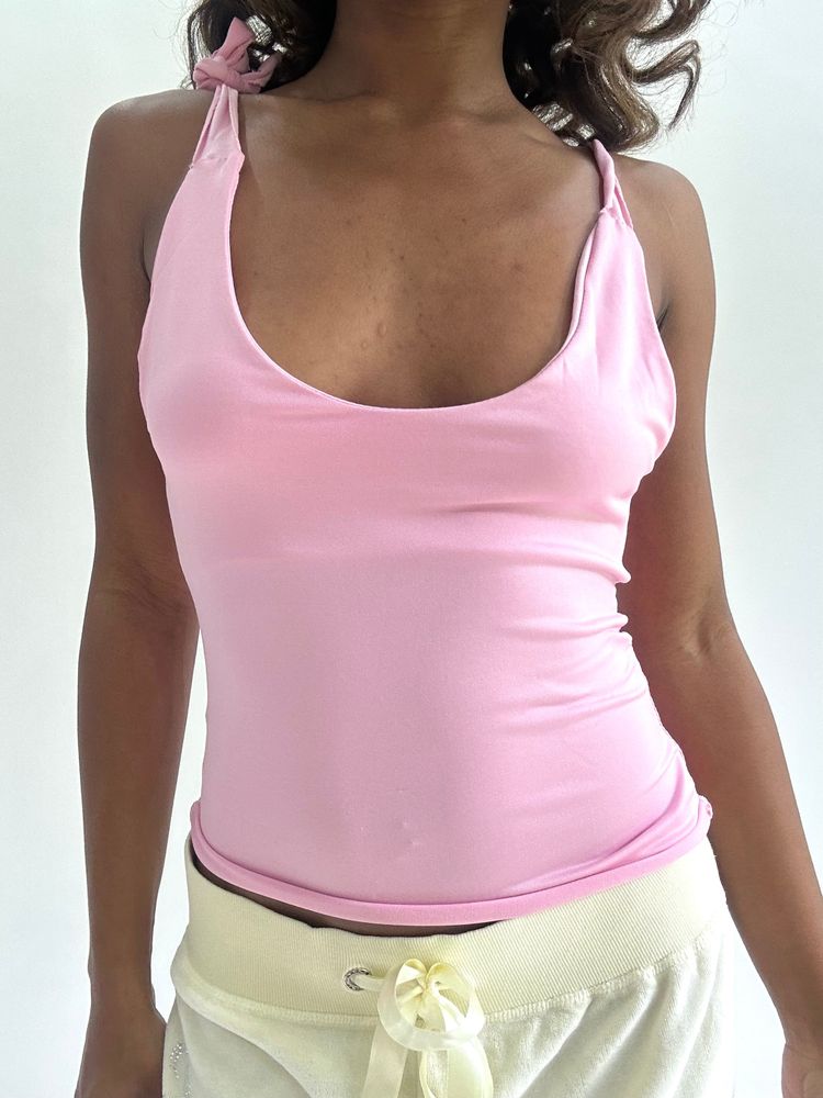 BEST PICKS | small pink tie up cami top 3