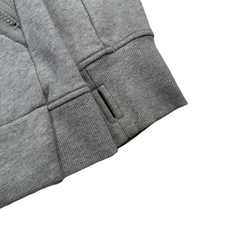 CP Company Grey Cotton Full Zip Goggle Hoodie - Medium 4