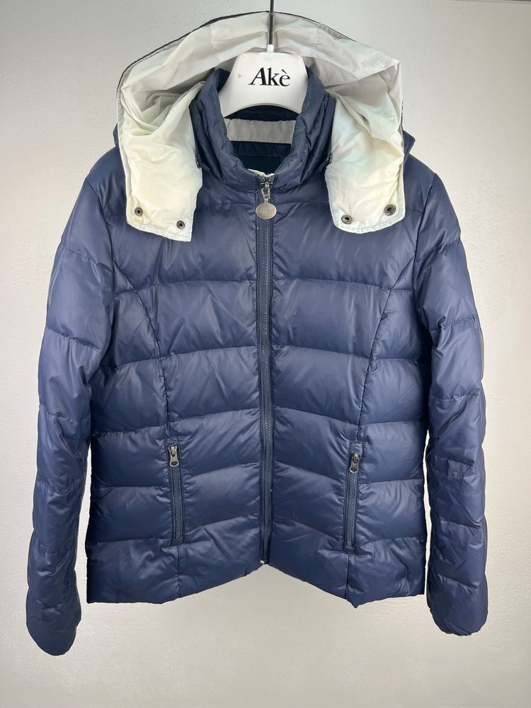 Best Company Best Company navy blue puffer jacket with white hood product image