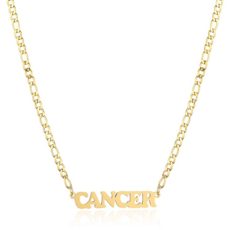 Gold Zodiac Sign Necklaces image 4