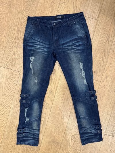Rock Rebel Distressed Denim Jeans
