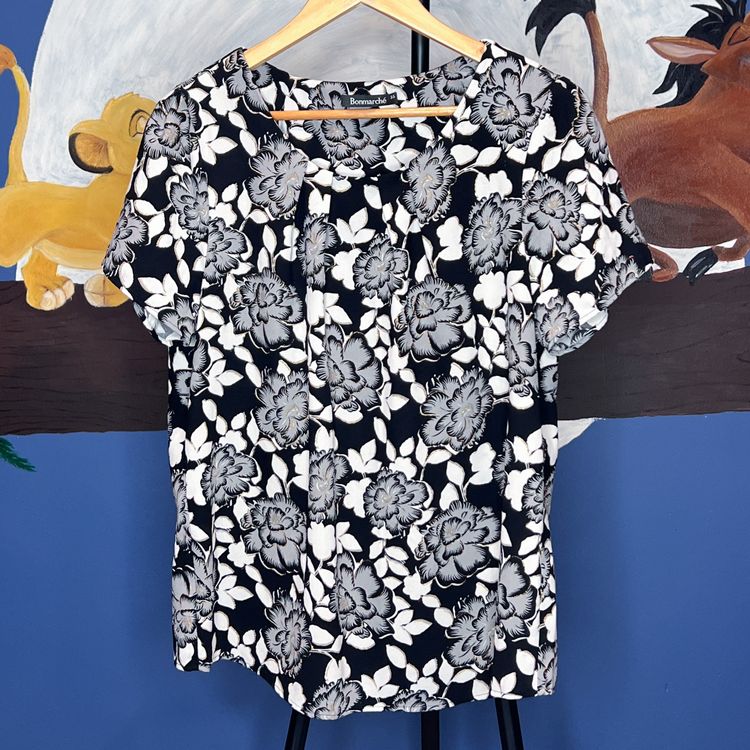 Bonmarché Women's Floral Print Blouse