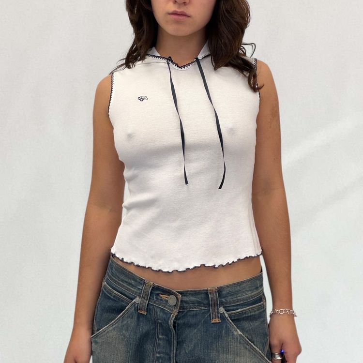 Blumarine hooded vest