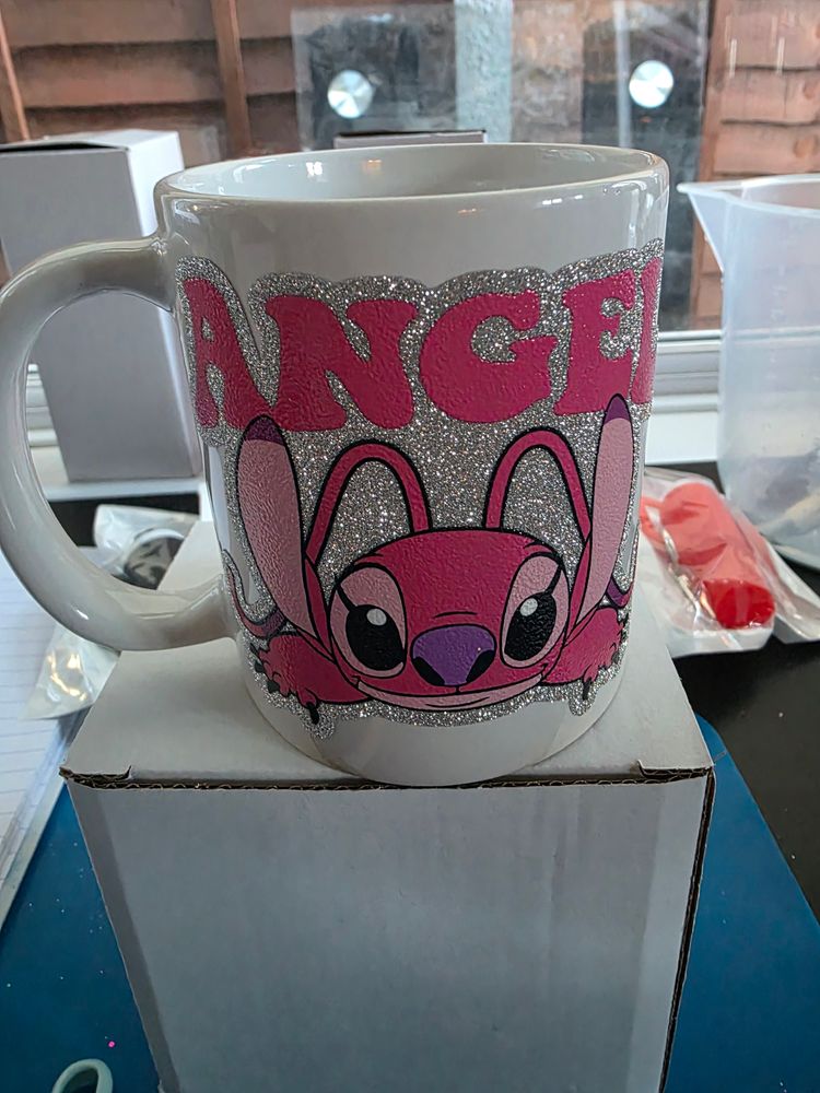 Stitch And Angel Character Mugs 2