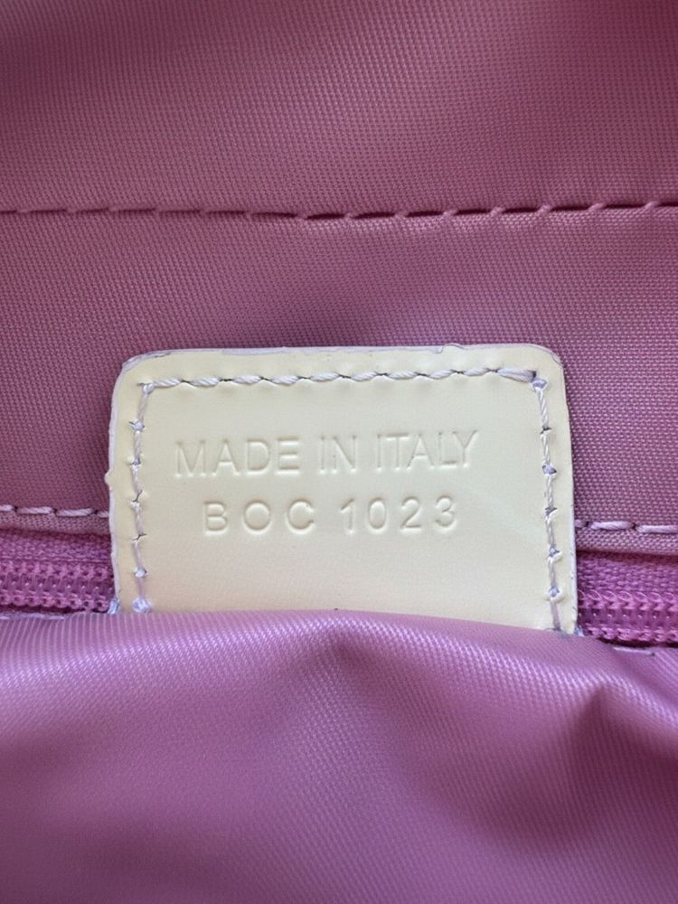 Christian Dior Pink Trotter 'No. 1' Canvas Crossbody Bag 10