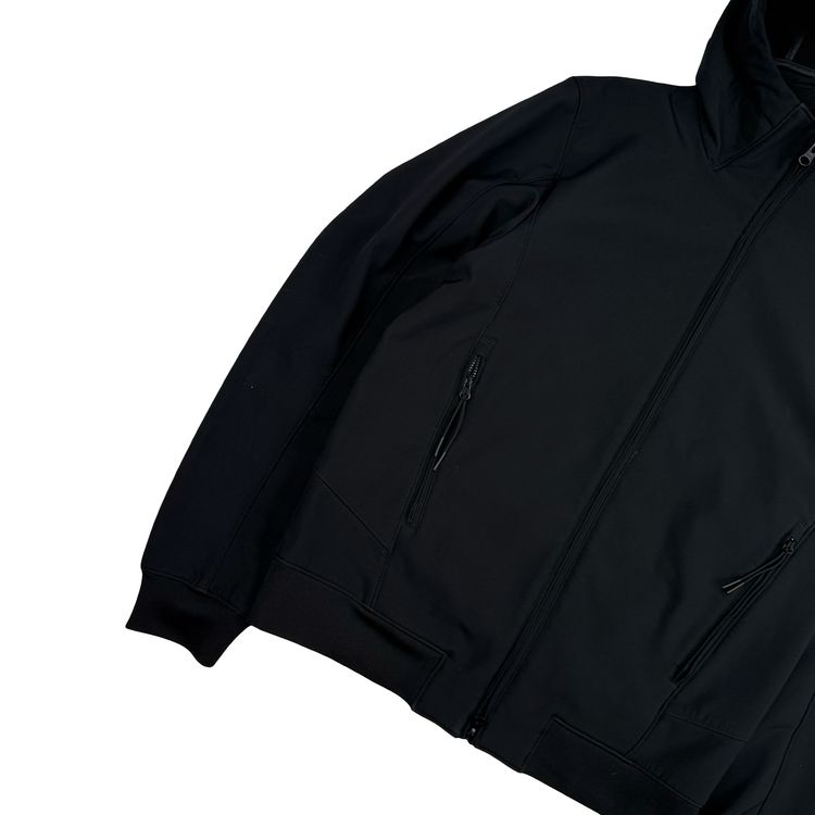CP Company Black Soft Shell R Goggle Hooded Zipped Jacket - Medium (48) image 5