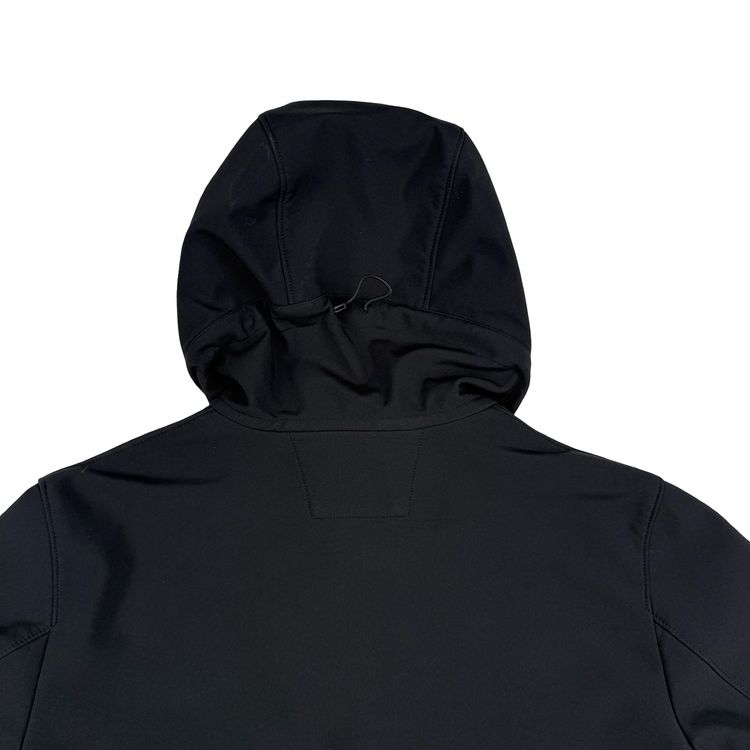 CP Company Black Soft Shell R Goggle Hooded Zipped Jacket - Medium (48) image 2