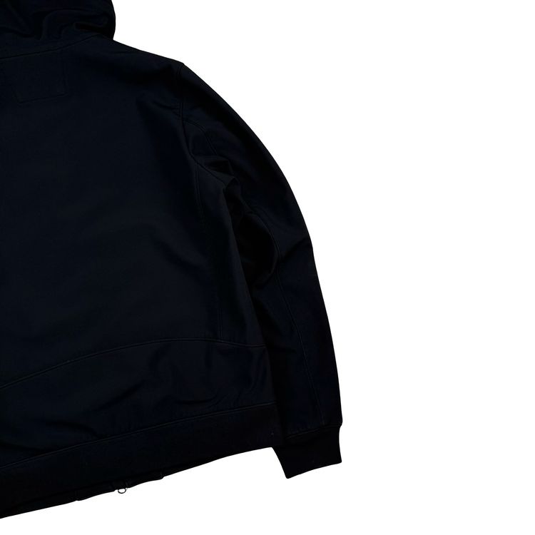 CP Company Black Soft Shell R Goggle Hooded Zipped Jacket - Medium (48) image 10