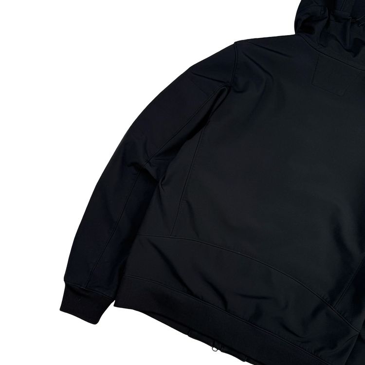 CP Company Black Soft Shell R Goggle Hooded Zipped Jacket - Medium (48) image 7