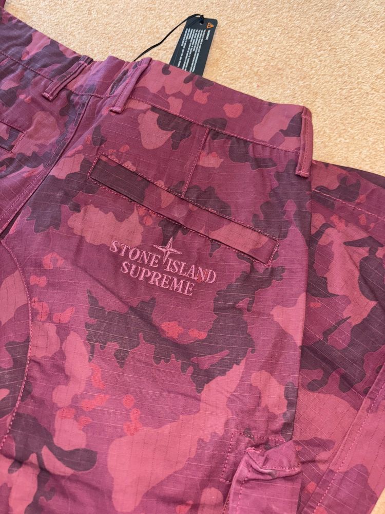 Stone Island x Supreme Ice Cargos W32 BNWT STOCK X £500+