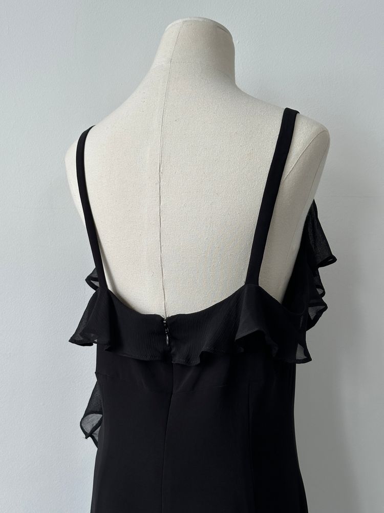 Tommy Hilfiger Asymmetric Ruffle Maxi Dress - L image 6
