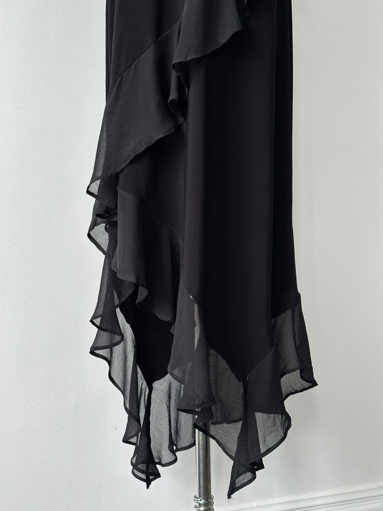 Tommy Hilfiger Asymmetric Ruffle Maxi Dress - L image 8