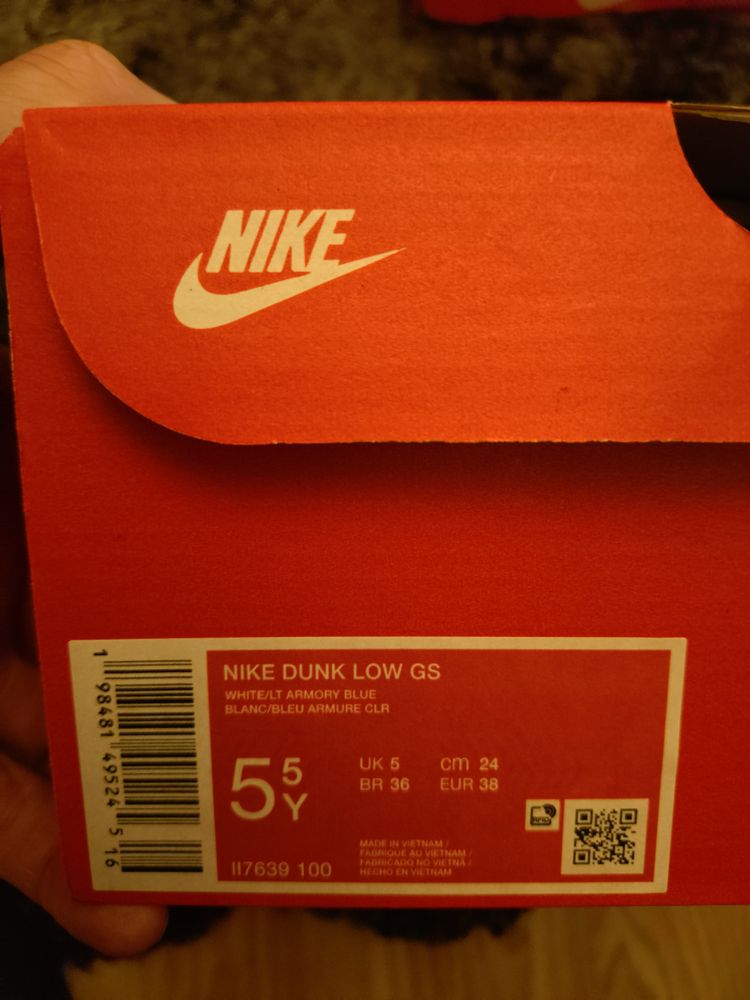 Nike Dunk Low Gs Sneakers uk5 eu36 obraz 9