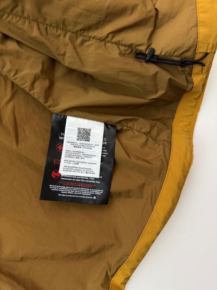 Arc'teryx Proton Hybrid Hoody Men's M Medium Yukon Relic Gore-Tex Infinium image 3