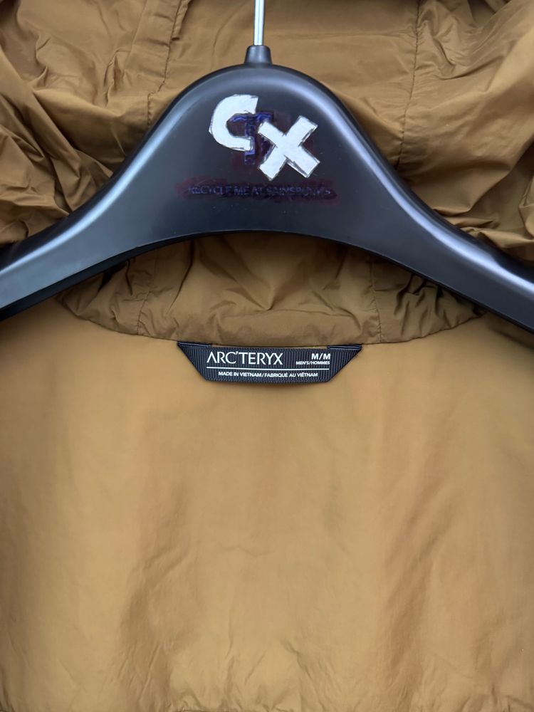 Arc'teryx Proton Hybrid Hoody Men's M Medium Yukon Relic Gore-Tex Infinium image 7