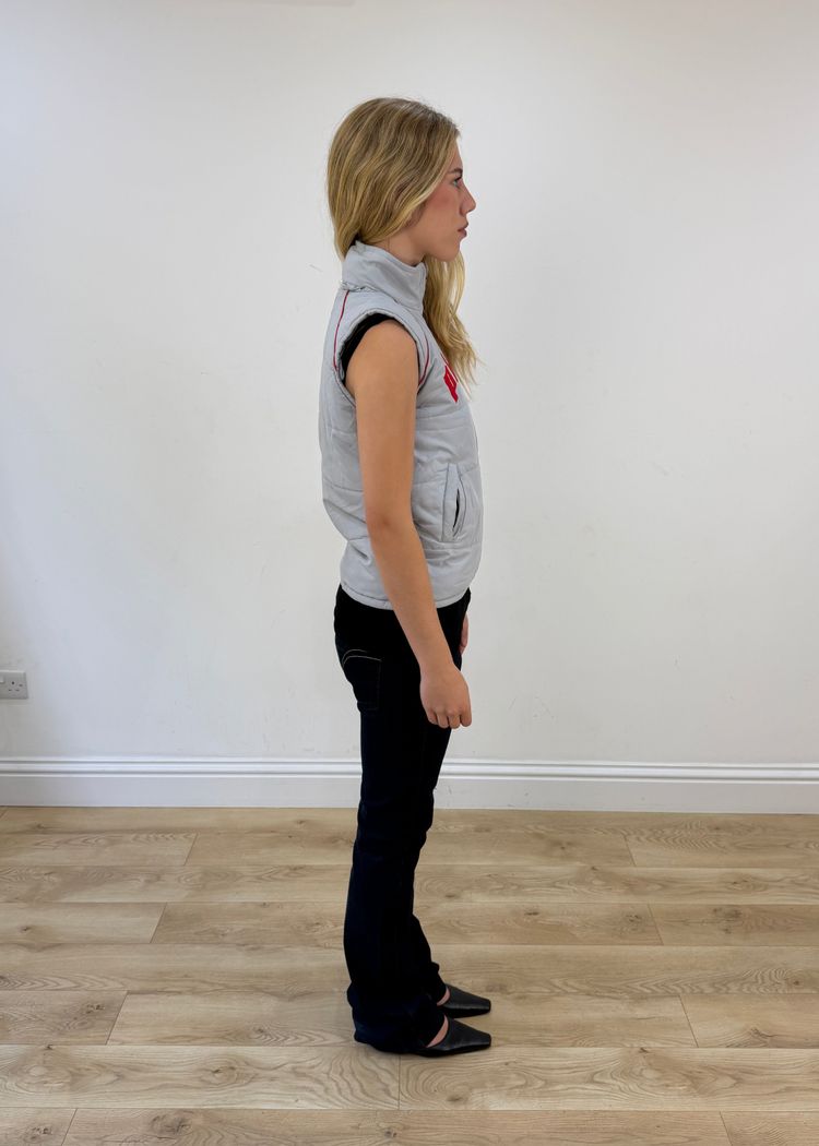 Immagine di small grey puma puffer gilet 6