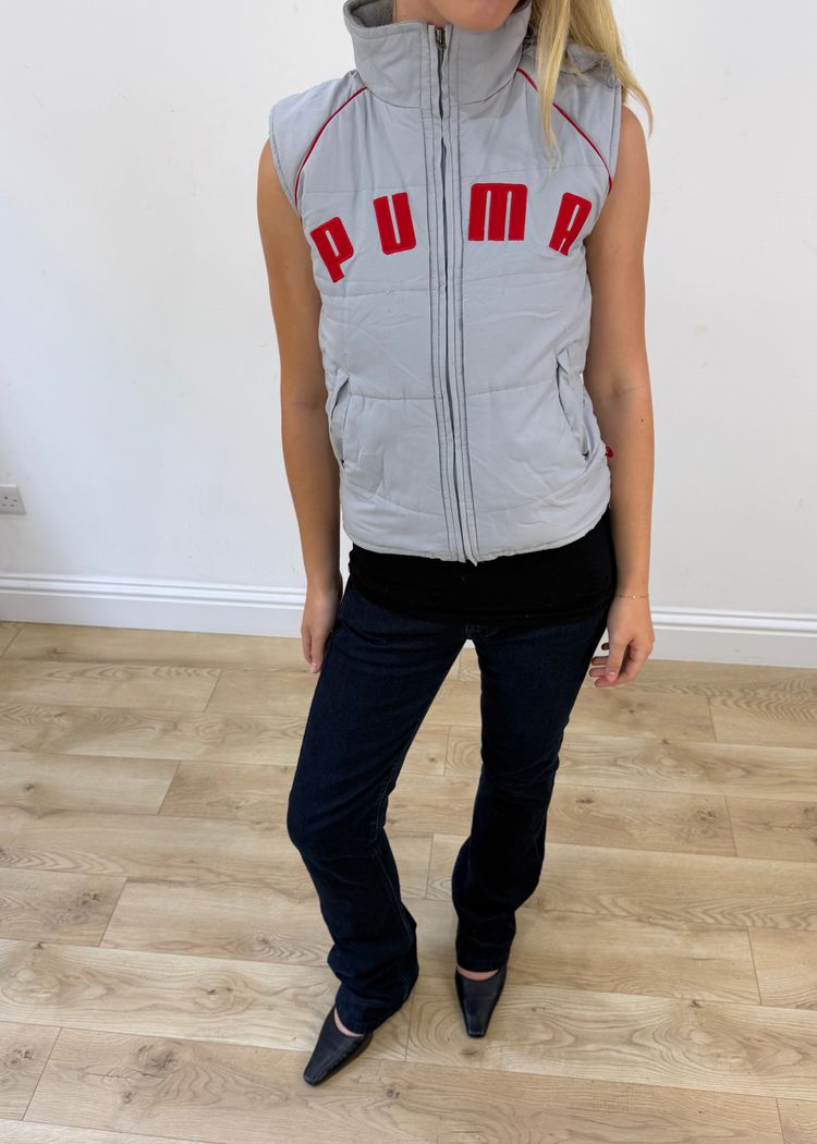 Immagine di small grey puma puffer gilet 7