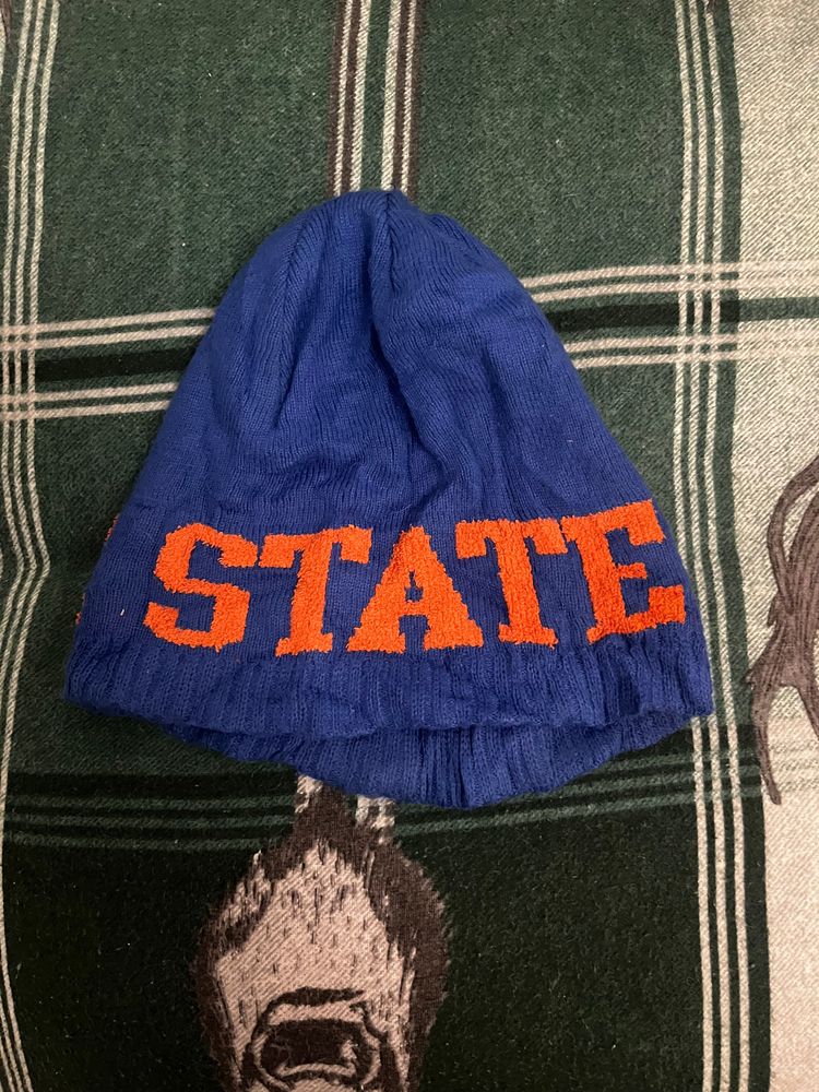 Other Blue Beanie With Orange State Text product image