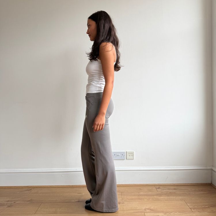 Immagine di Adidas taupe wide leg yoga pants - Size S 2