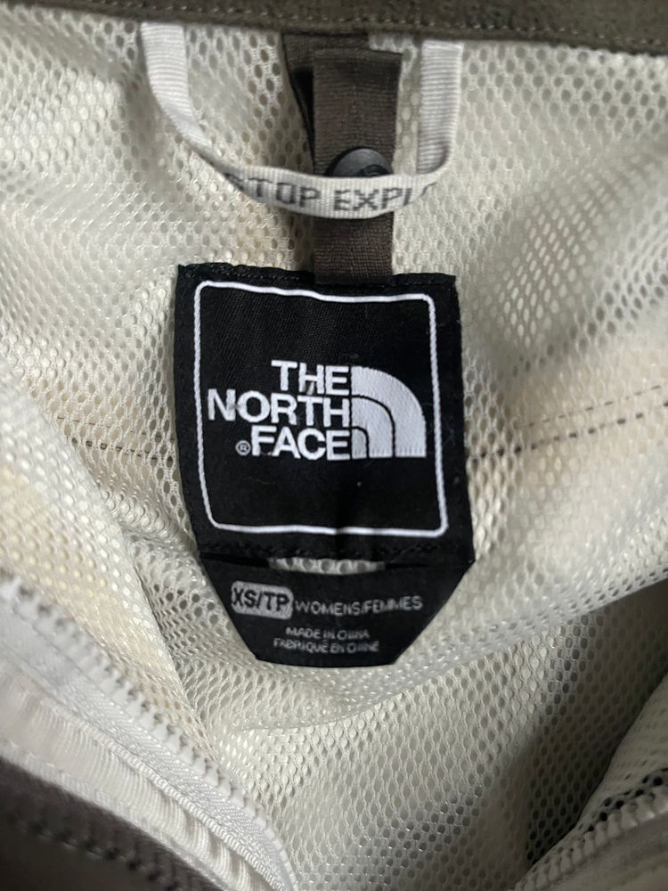 Brown and Beige Hyvent North Face Raincoat image 4