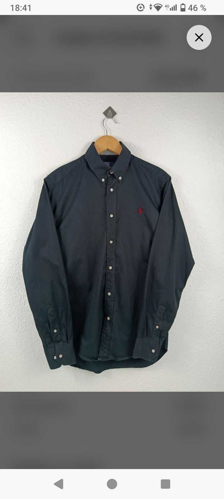 Ralph Lauren/ Black Button-Up Shirt image 1