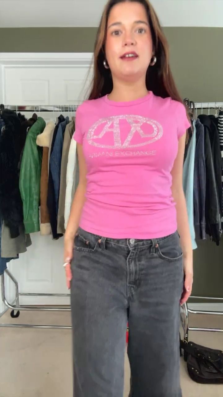Emporio Armani ARMANI SEQUIN PINK BABY TEE  product image