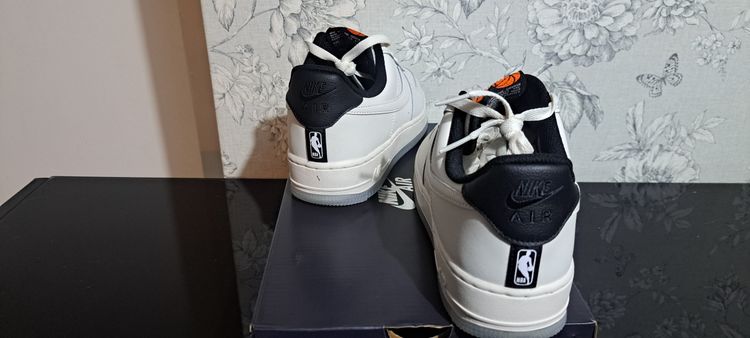 Nike Air Force 1 07 NBA UK6.5 EUR 40.5 Phantom Black White Brand New Full Box image 4