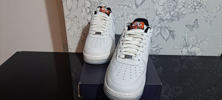 Nike Air Force 1 07 NBA UK6.5 EUR 40.5 Phantom Black White Brand New Full Box image 2