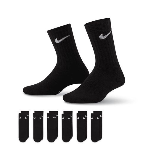 Nike Kids Black Crew Socks 3-4 years