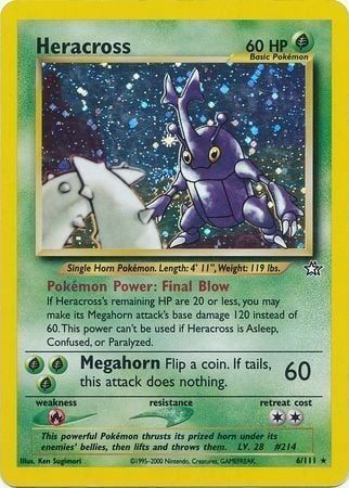 Pokémon Carta Pokémon Heracross 6/111 product image