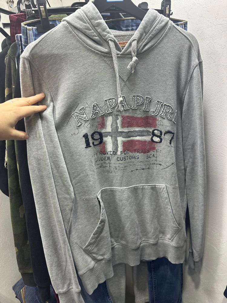 Napapijri Grey Hoodie